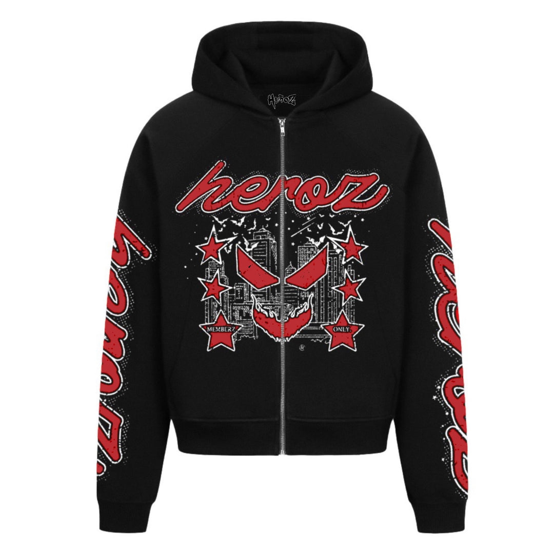 "Memberz Only" Zip Up - Red