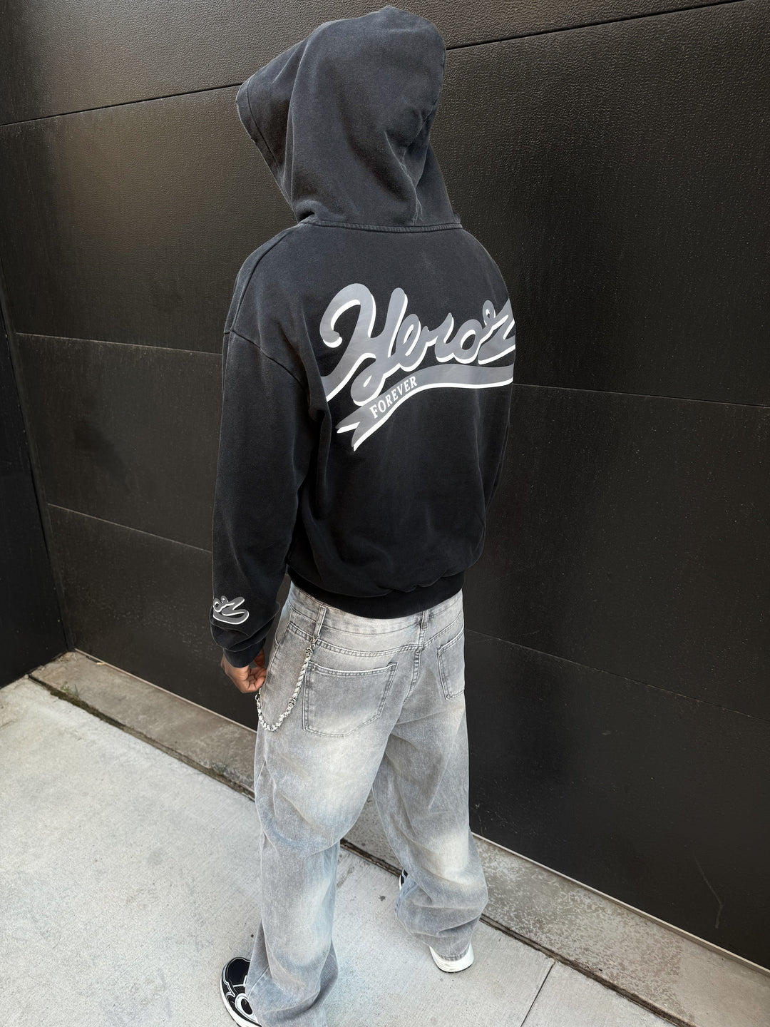 Cursive Zip Up