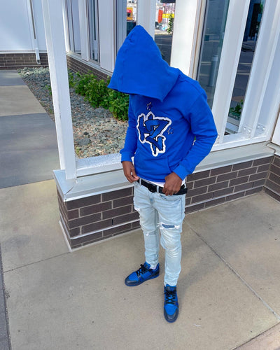 HZ Blue Cropped Pullover