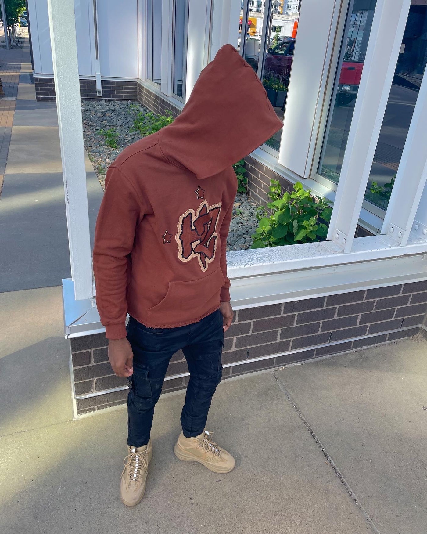 HZ Brown Cropped Pullover