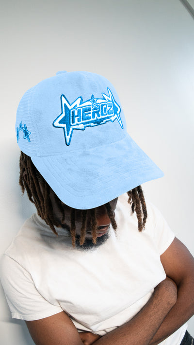 HEROZ S'22 TRUCKER HAT - BABY BLUE