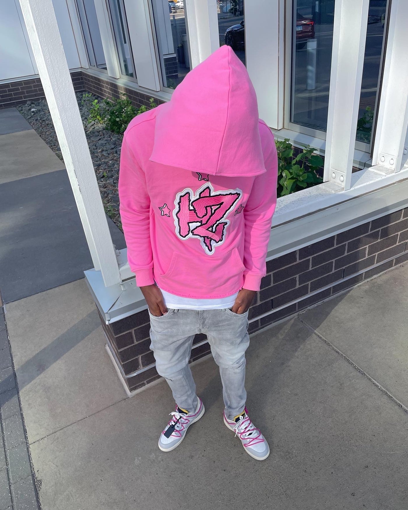HZ Pink Cropped Pullover