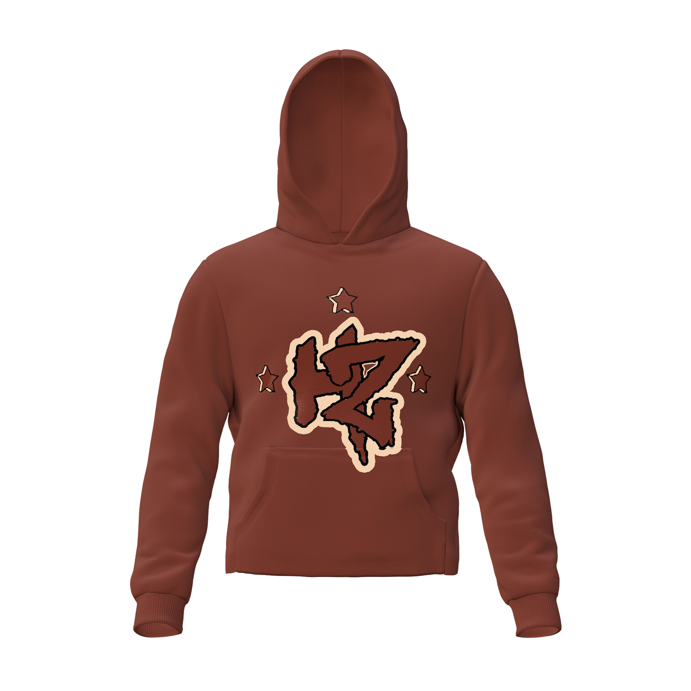 HZ Brown Cropped Pullover