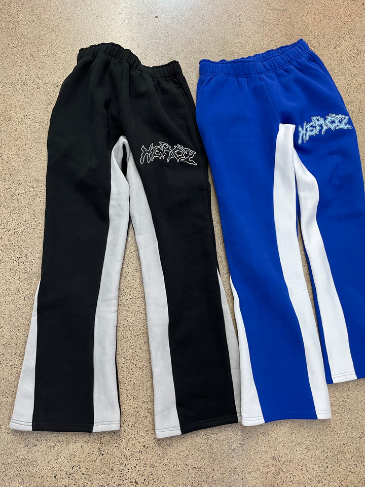 Flared Sweatpants- Blue