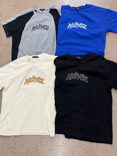 Panel Tee- Blue