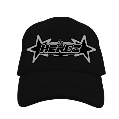 HEROZ S'22 TRUCKER HAT - BLACK