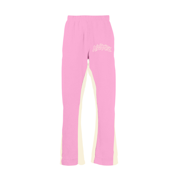 Flared Sweatpants- Pink