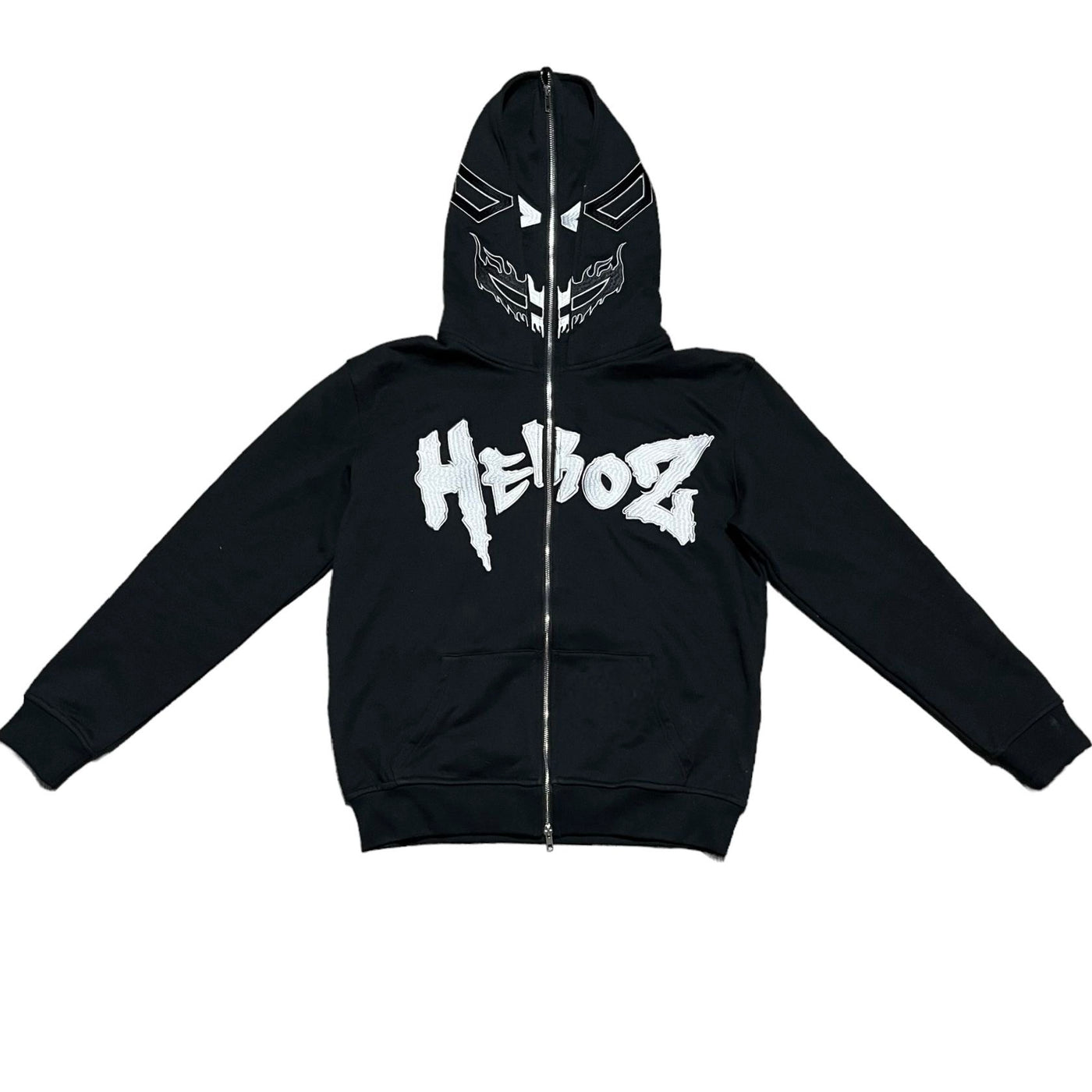 Heroz Double Hood Full Zip - Black